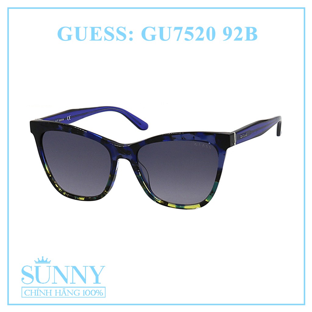 GU7520 nhiều màu - kính mát thời trang Guess chính hãng, thiết kế dễ đeo bảo vệ mắt