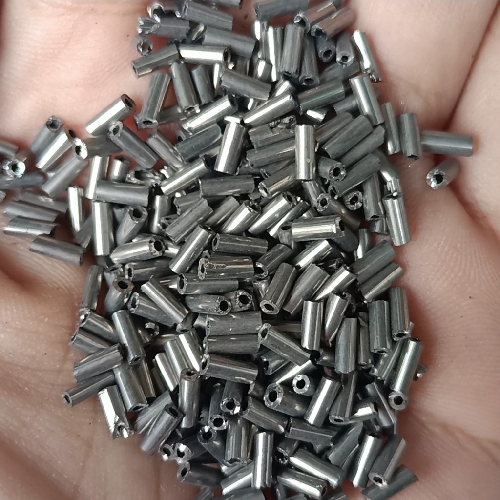 10-50gam hạt cườm ống 2x6mm, cườm trúc làm trang sức, trang trí quần áo, trang trí thủ công tùy thích