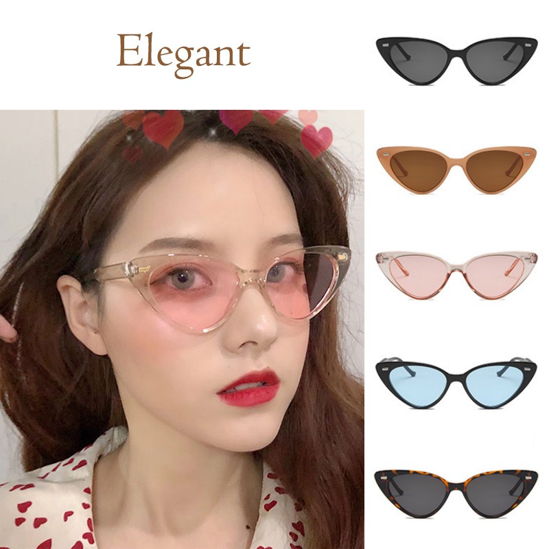 [Mã FAMAYFA giảm 10K đơn 50K] Kính Mát Gọng Mắt Mèo Thời Trang Cho Nữ