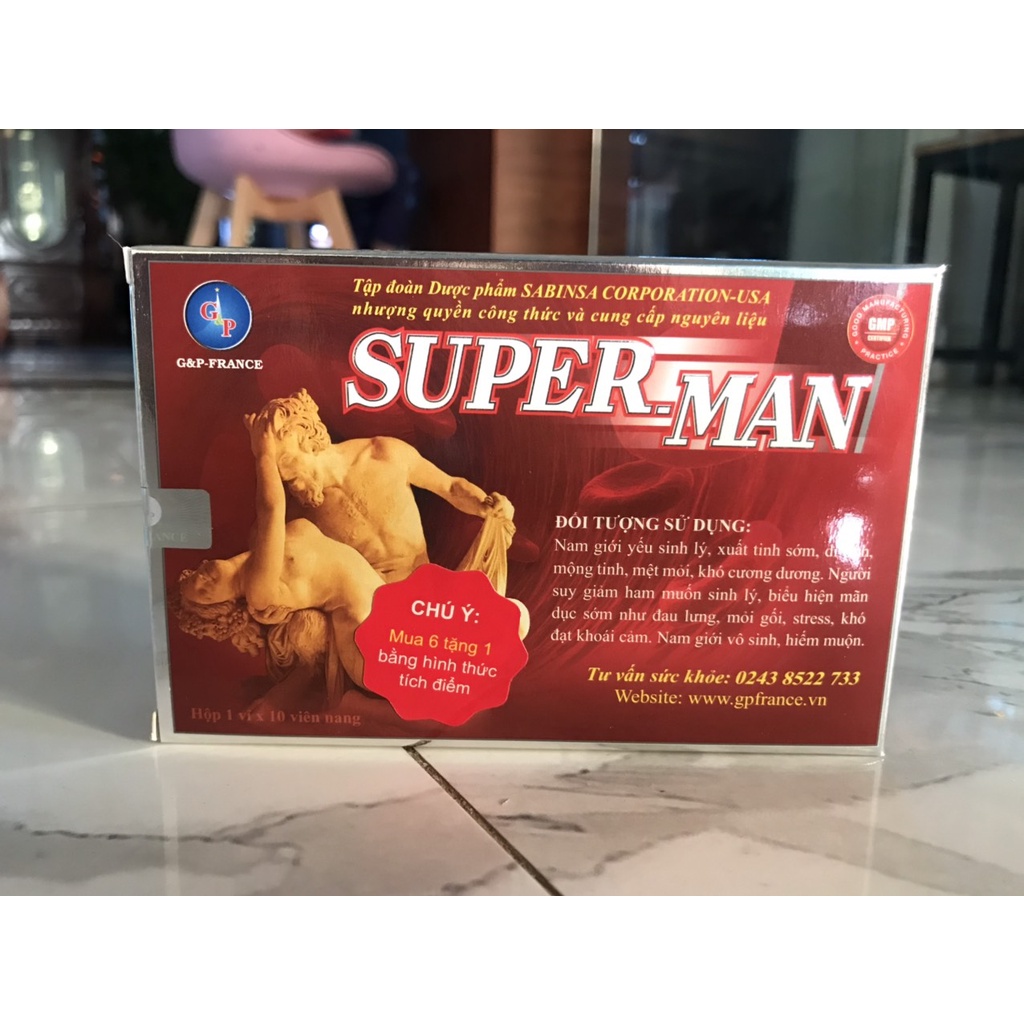 Tăng Cường Sinh Lý Super Man GP
