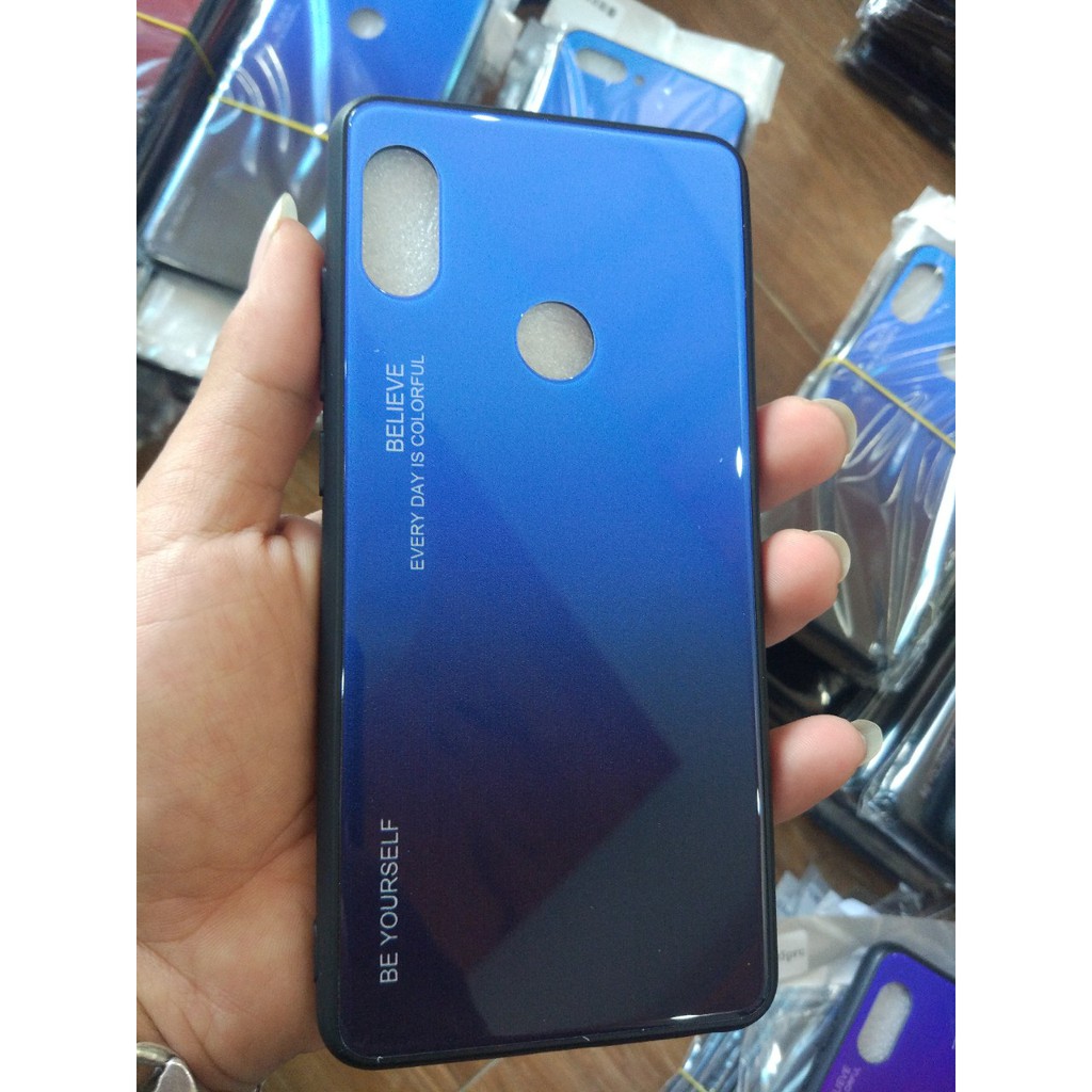 Ốp lưng kính cầu vồng xiaomi Note 7 note 5 pro mi 8 lite redmi note 6 pro K20 note 9s redmi 9 9a K40 pro mi 5x note 4x