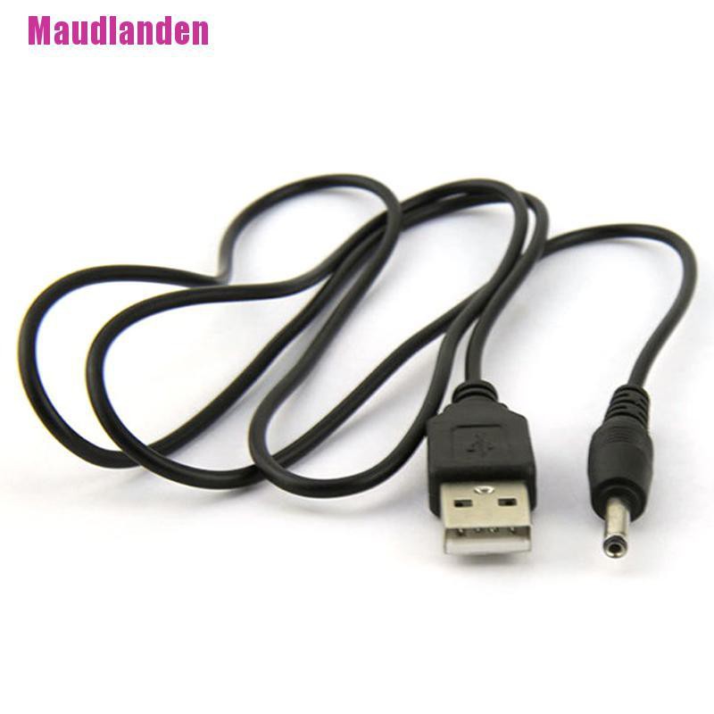 Cáp nối chuyển đổi USB sang 2.5 3.5 4.0 5.5mm 5V DC màu đen