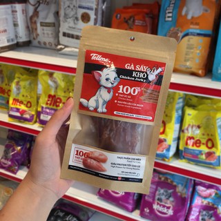 Gà sấy khô Tellme 40g cho mèo 100% thịt ức gà - Cutepets