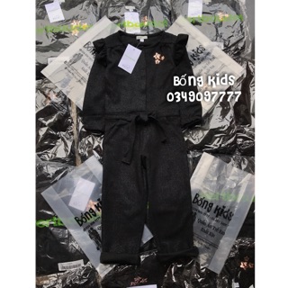 Jumsuit Bé Gái Ngôi Sao Cánh Tiên Black Verbaudet