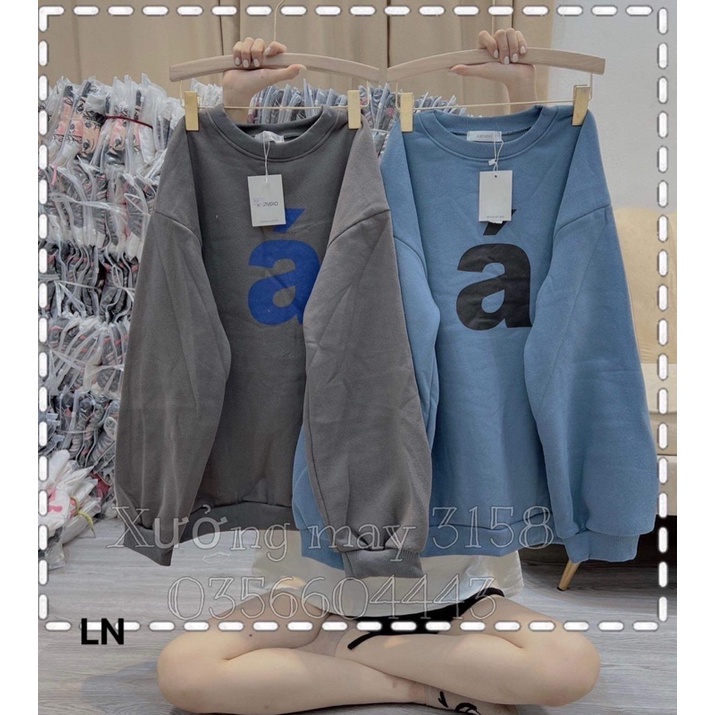 Áo nỉ bo cotton Á LN12