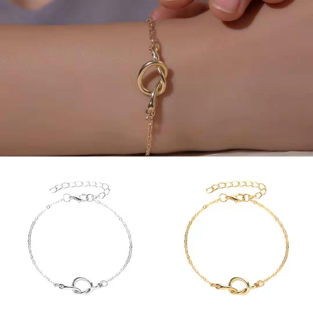 Vòng Tay Kim Loại Thiết Kế Đơn Giản Cho Cặp Đôi