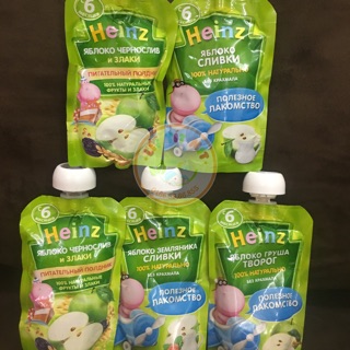 Hoa quả nghiền Heinz dành cho bé từ 6 tháng 90gr