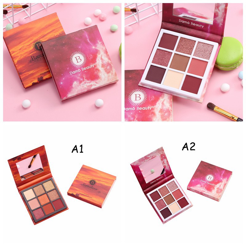[Hàng mới về] Bảng phấn mắt 9 màu lì và màu sắc lung linh thương hiệu Damo Beauty | BigBuy360 - bigbuy360.vn