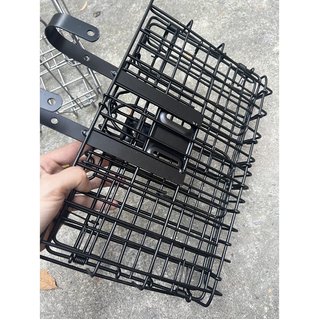 Giỏ xe đạp gấp gọn tiện lợi , phù hợp với mọi loại xe GX01