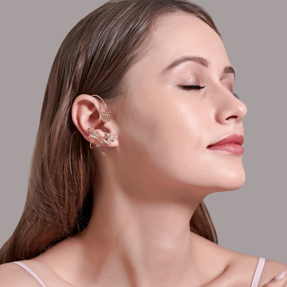 Set of Cute Butterfly Earrings for Women