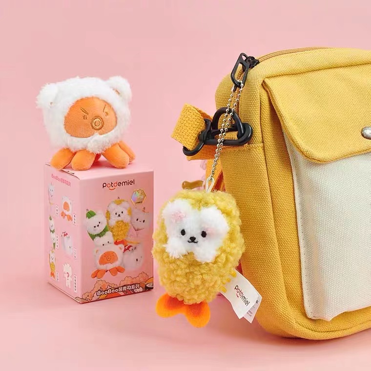 Móc Khóa Hình Gấu Nhồi Bông Dễ Thương