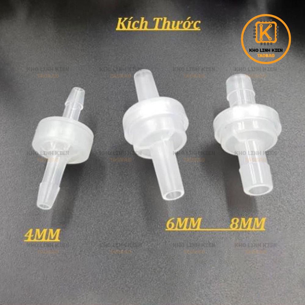 Van Nước 4MM Van nước một chiều, van nước bể thủy sinh