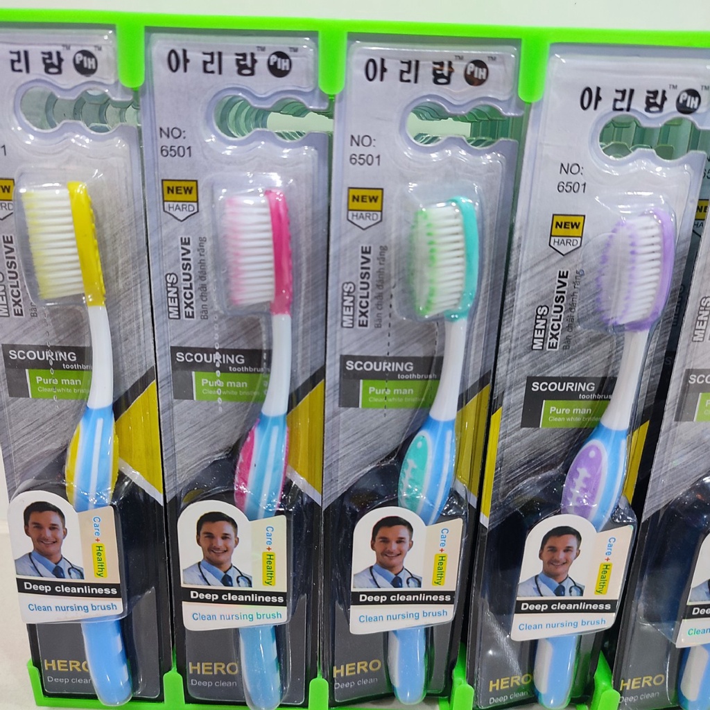 Bàn chải đánh răng Hàn Quốc siêu mềm, mã số 6501 ( 921)