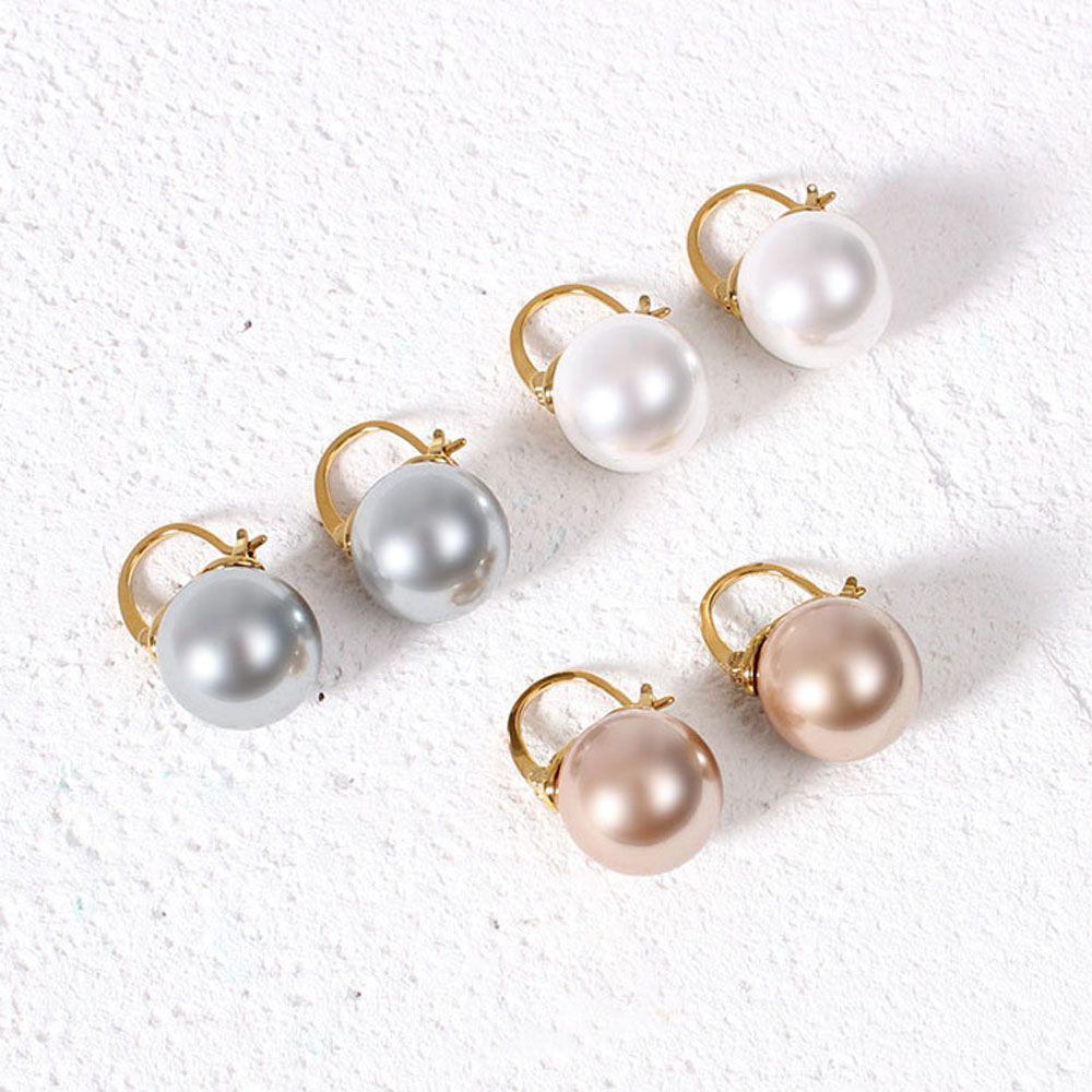 Bông Tai Hình Tròn Phong Cách Baroque Thời Trang Sang Trọng