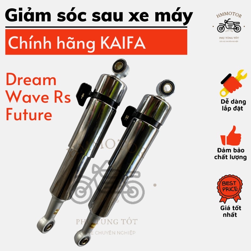 Giảm sóc (phuộc sau) cho xe Dream, WAVE Rs, Future chính hãng Kaifa