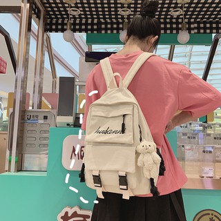 BALO ULZZANG BASIC ( chống nước ) ( 2 khoá nhựa đen song song) 2020