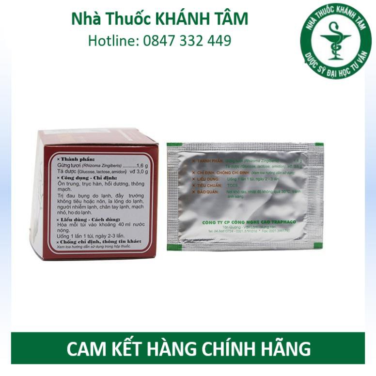 ! Trà gừng Traphaco (Hộp 10 túi) - Trapharco ! !