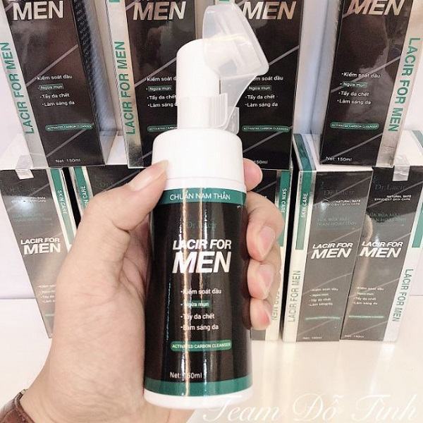 Sữa Rửa Mặt Nam Drlacir, Lacir For Men, chai 150ml,chăm sóc da, Giúp làm sạch da mặt, kiềm dầu Quynhanhspa20