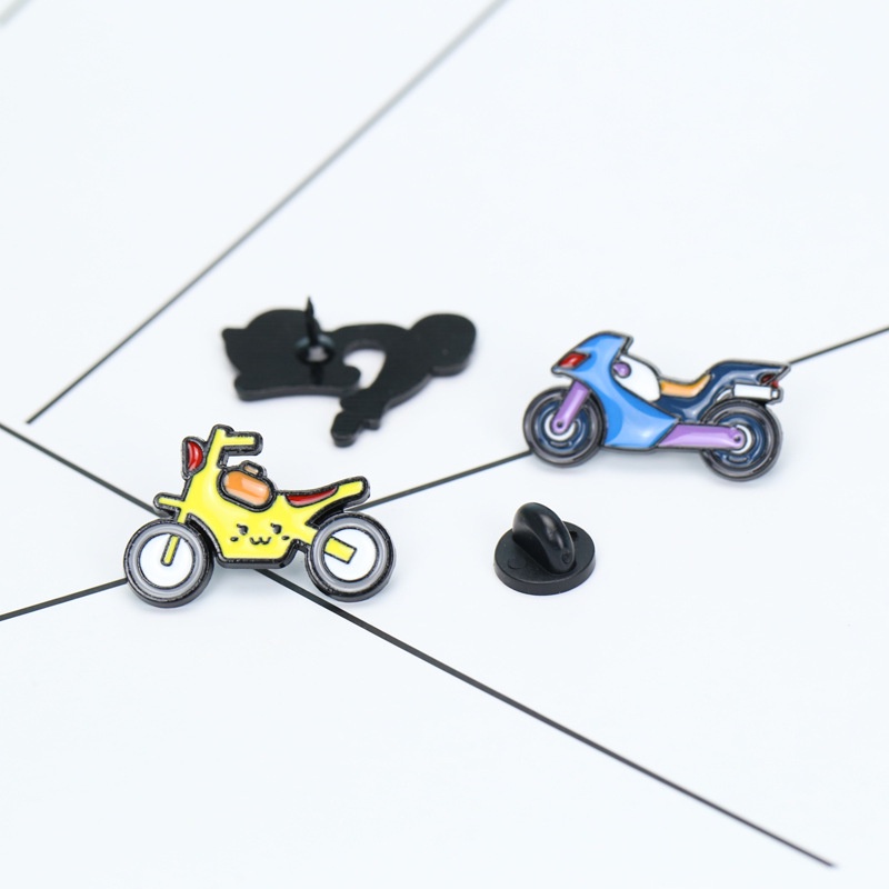 (MớI) Ghim CàI ÁO HìNh Xe MáY Dễ Thương