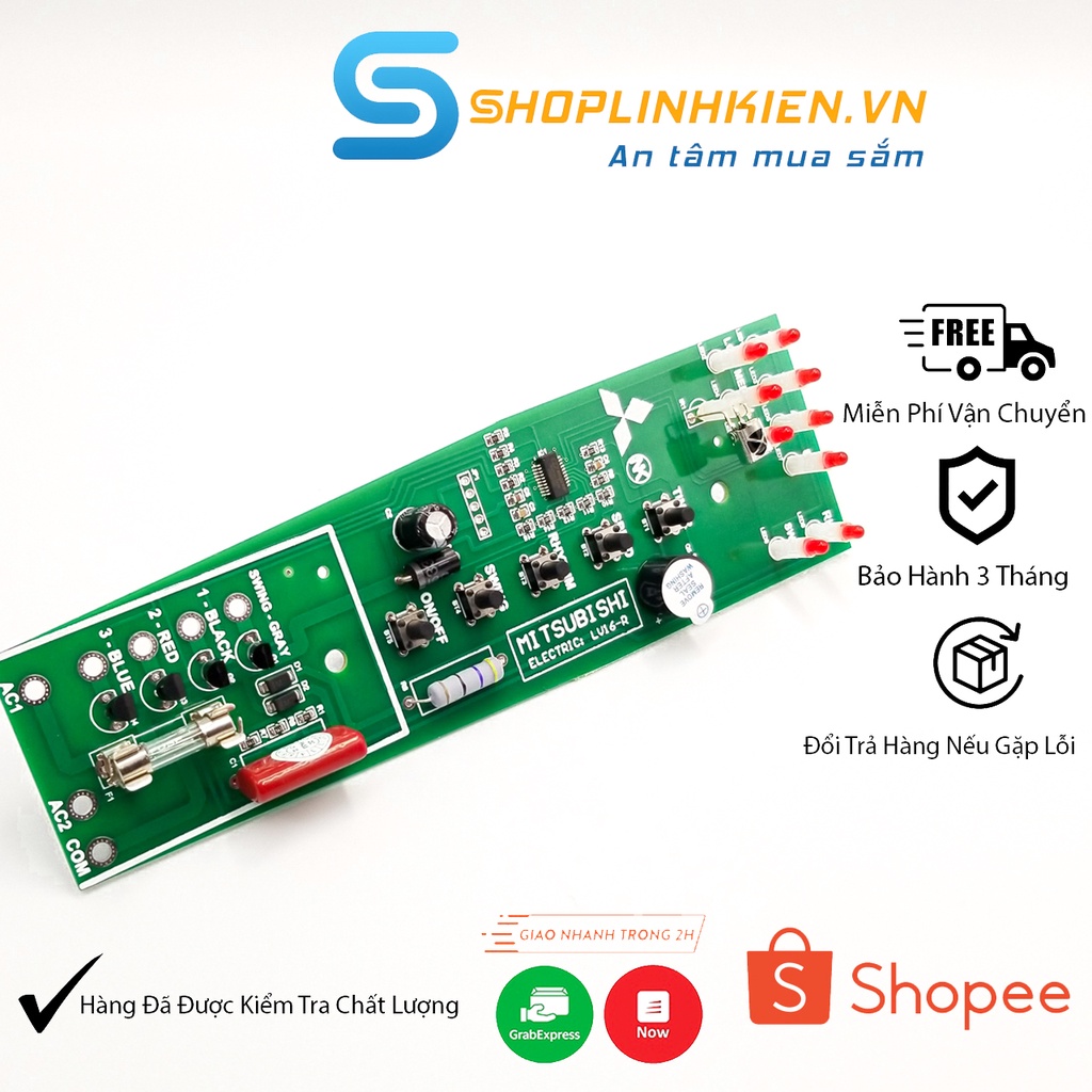Mạch quạt mitsubishi LV16RT thay thế cho quạt đứng mitsu - ShopLinhKienM2M