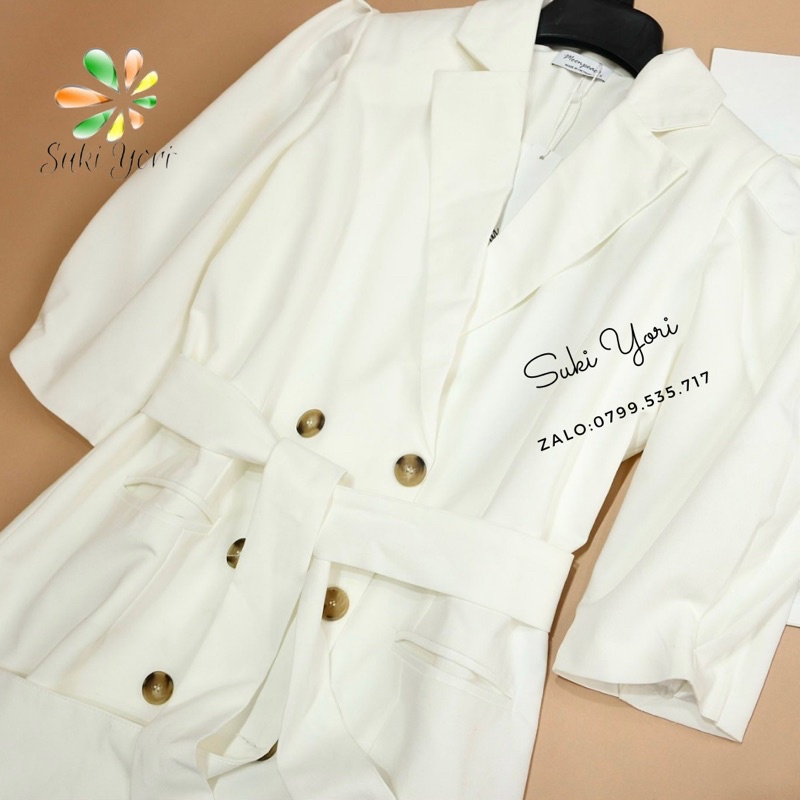 Blazer dress dạng váy 2in1 MoonP VNXK chuẩn thanh lịch có mút vai
