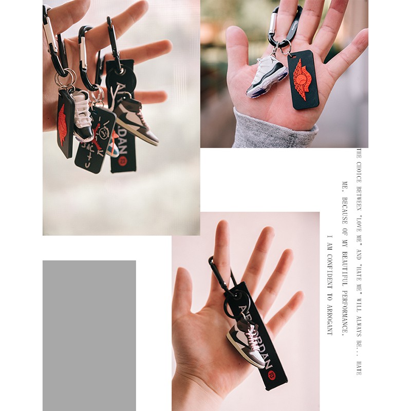 Móc Khóa Giày Jordan -  Móc Khóa Giày Sneaker Mini