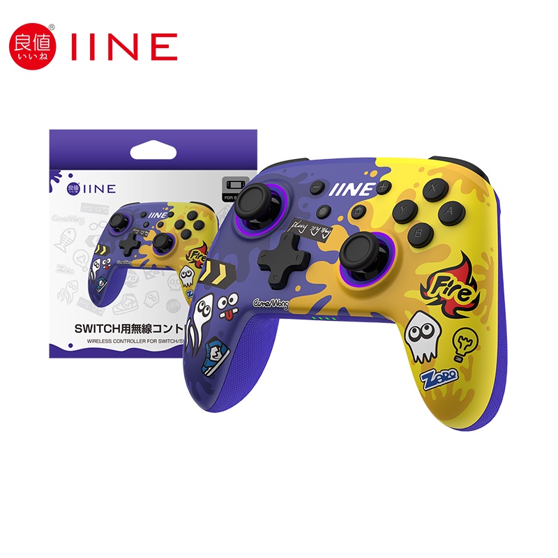 Bộ Điều Khiển Không Dây IINE Switch Splatoon3 Series Dành Cho Nintendo Switch / Lite / Switch OLED / Pro