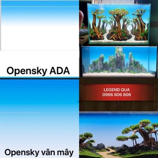 SALE HOT - Tranh dán bể cá OPEN SKY - Giá xưởng sale sập sàn - LEGEND AQUA