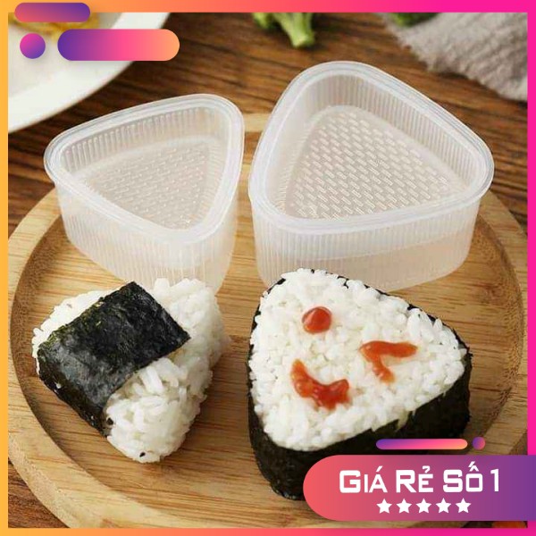 KHUÔN LÀM CƠM NẮM ONIGIRI, SET 7 KHUÔN CƠM SILICON xinh xắn nhieu hình ngộ nghĩnh đáng yêu - Nội Địa Nhật Bản