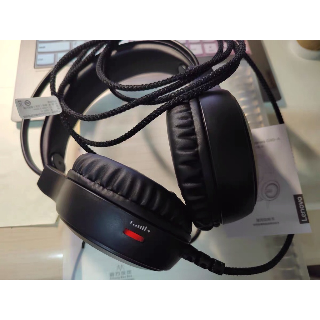 Tai Nghe Chụp Tai Gaming Lenovo, Chống Ồn Cao, Ôm Sát Hai Tai Bao Bọc Tốt Rất Thoải Mái Dùng Cho Máy Tính, Laptop