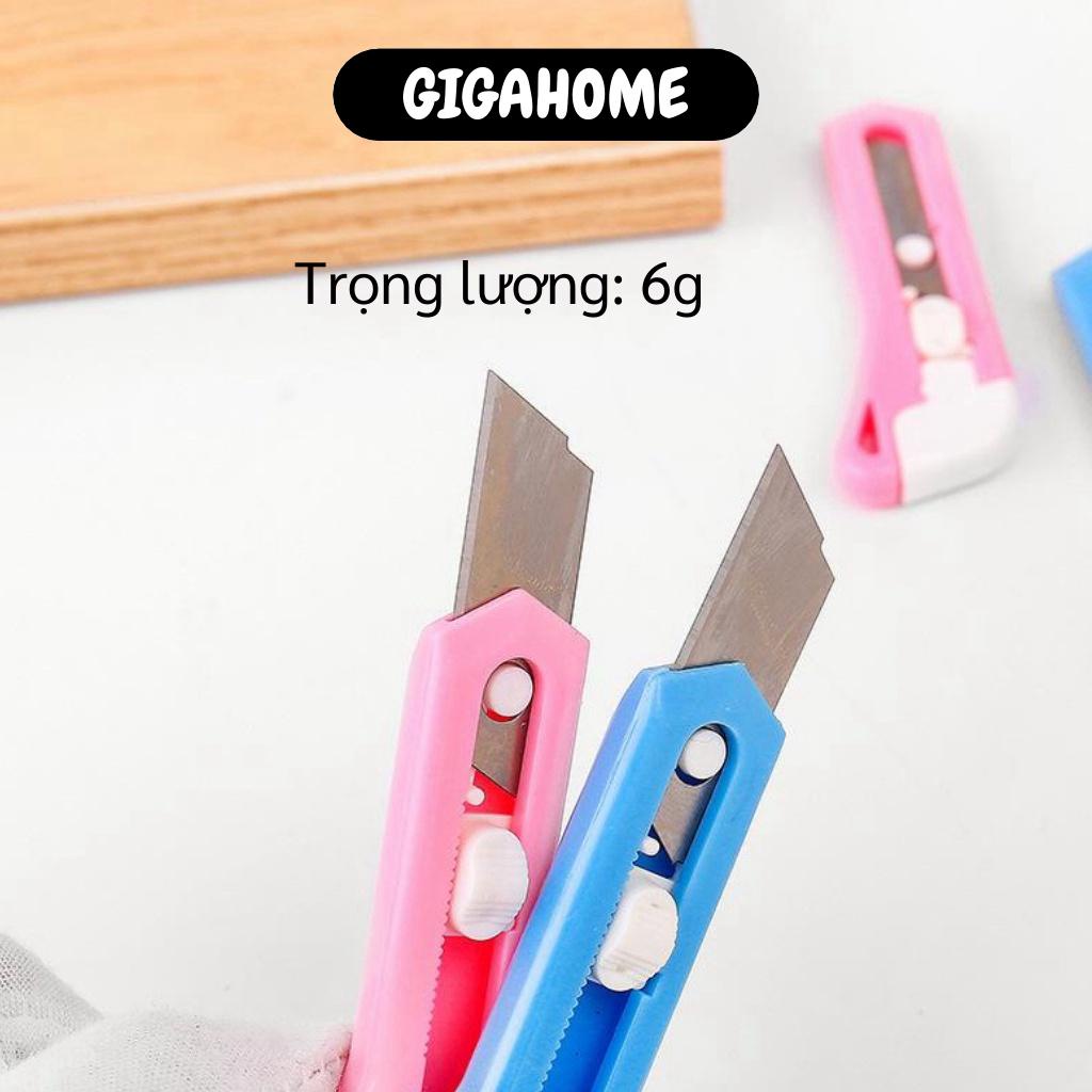 Dao Rọc Giấy GIGAHOME Dao Cắt Giấy Mini Nhiều Màu Sắc Dễ Thương 4975