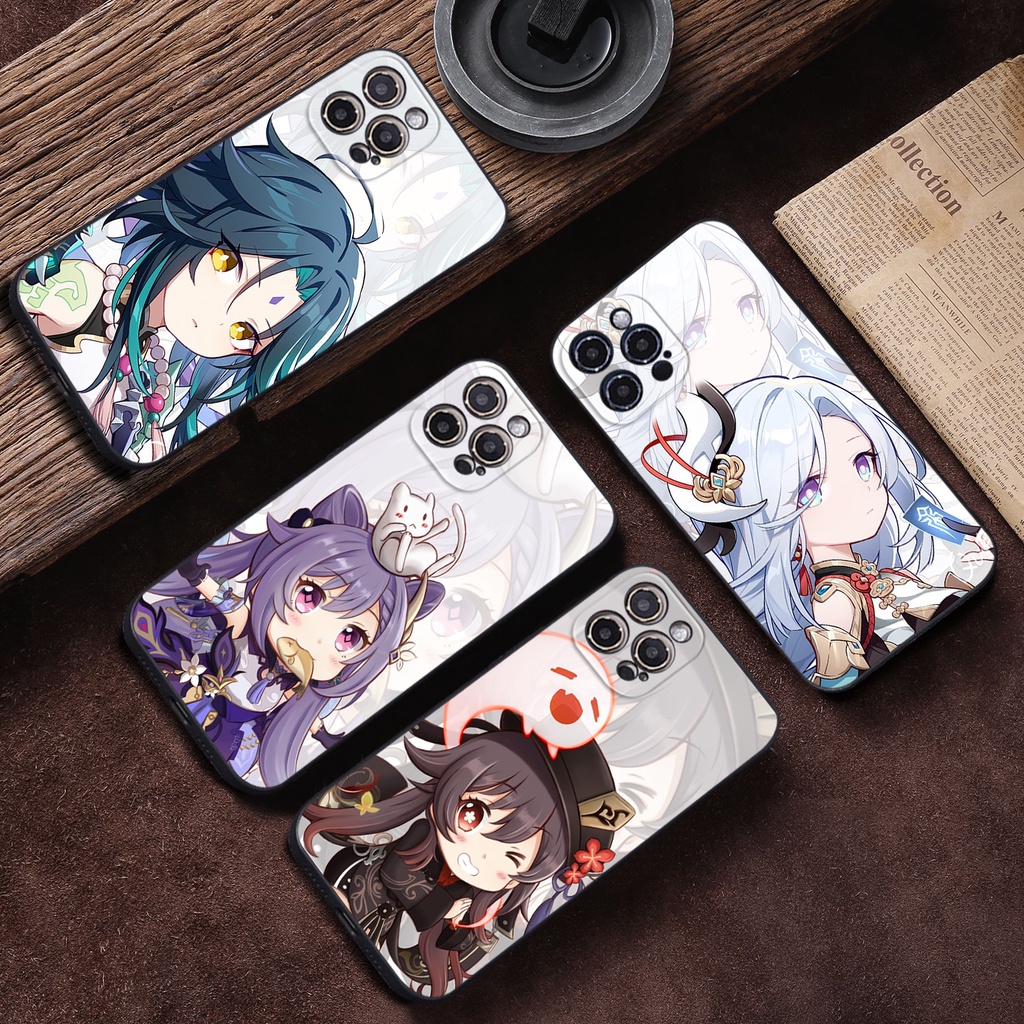 / Genshin Ốp Điện Thoại Mềm Sáng Tạo Chống Sốc Chống Rơi Cho iPhone SE 2020 X XR XS Max 8 7 6 Plus 5