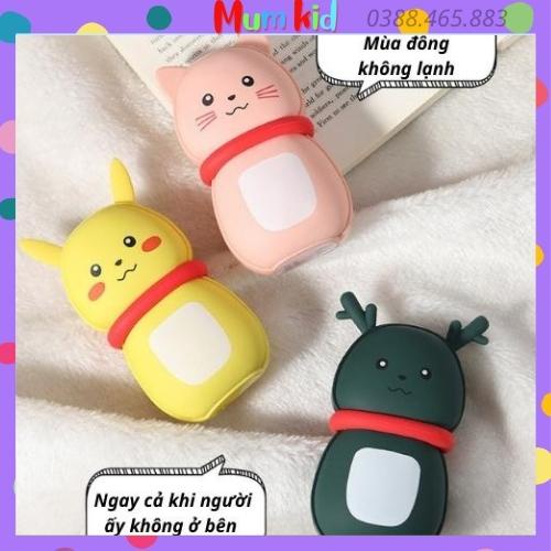 Máy sưởi ấm mini cầm tay thông minh cao cấp, hình dáng đáng yêu, cute dễ thương. Món quà ý nghĩa cho người thân MUMKID47