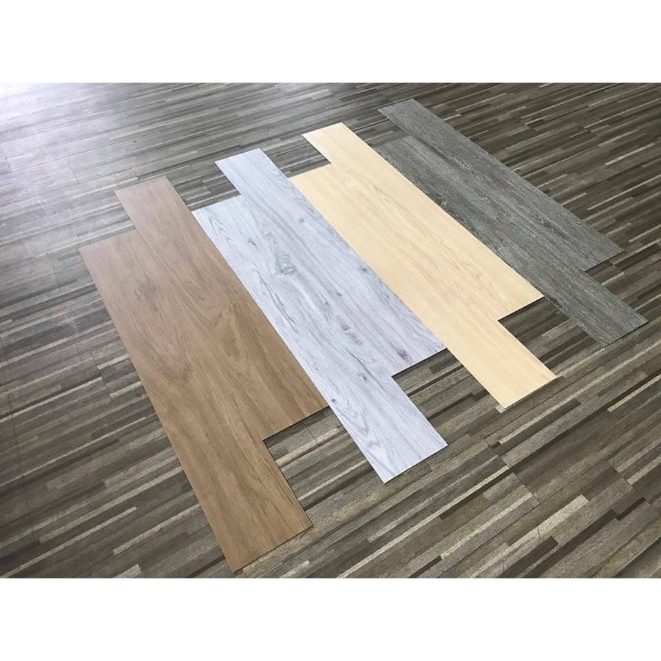 Sàn nhựa giả gỗ 1.6 SFloor chống trượt keo tự dán kích thước 914.4 x 152.4 x 1.6mm (bán theo tấm)