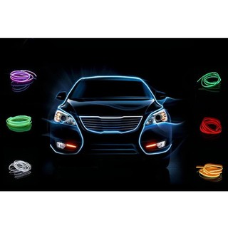 (Sản phẩm hot) Đèn Led trang trí nội thất xe hơi có Jack mồi thuôc dài 5m
