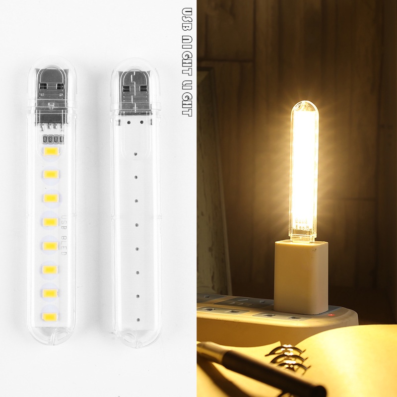 Đèn 8Led Đọc Sách Mini Tiết Kiệm Năng Lượng Thân Thiện Với Môi Trường