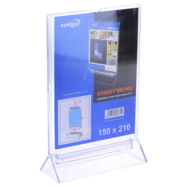 Kệ menu Mica Để Bàn A5 Xukiva 191-A5