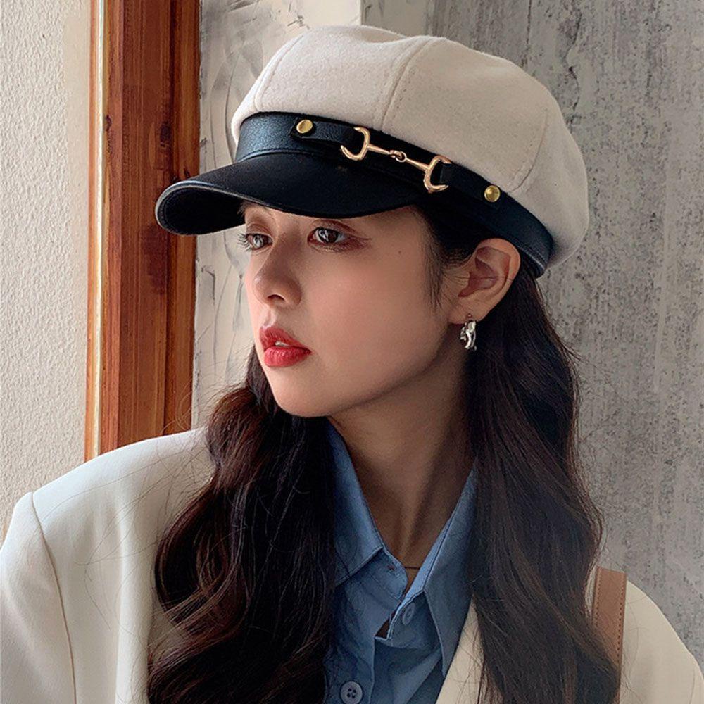 Nón Beret Len Thời Trang Vintage Cho Nữ