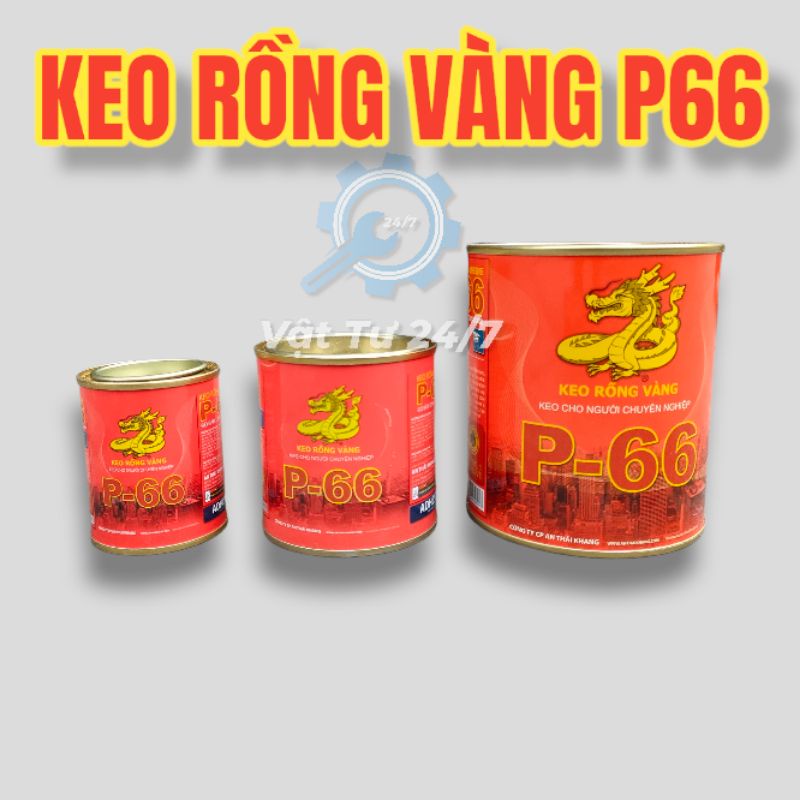 Keo dán giày dán da sàn gỗ thảm lót sàn ván lót sàn nhựa giấy dán tường đa năng Rồng Vàng P66 hủ 100g 200g 600g