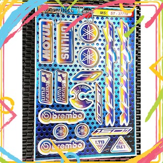 Tem Titan phản quang - Logo dán xe máy