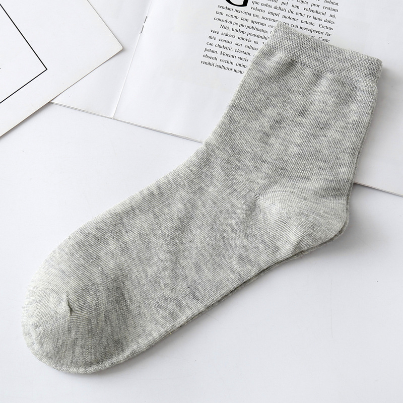 Vớ cotton ZTAIXIELUA màu sắc đơn giản thời trang cho nam