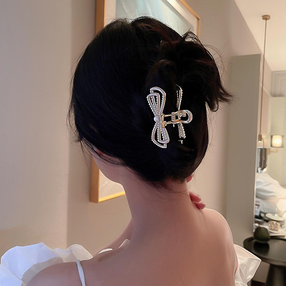Kẹp Tóc Móng Vuốt Thanh Lịch Thời Trang Hàn Quốc|Giá Đỡ Buộc Tóc Đuôi Ngựa Tiện Dụng