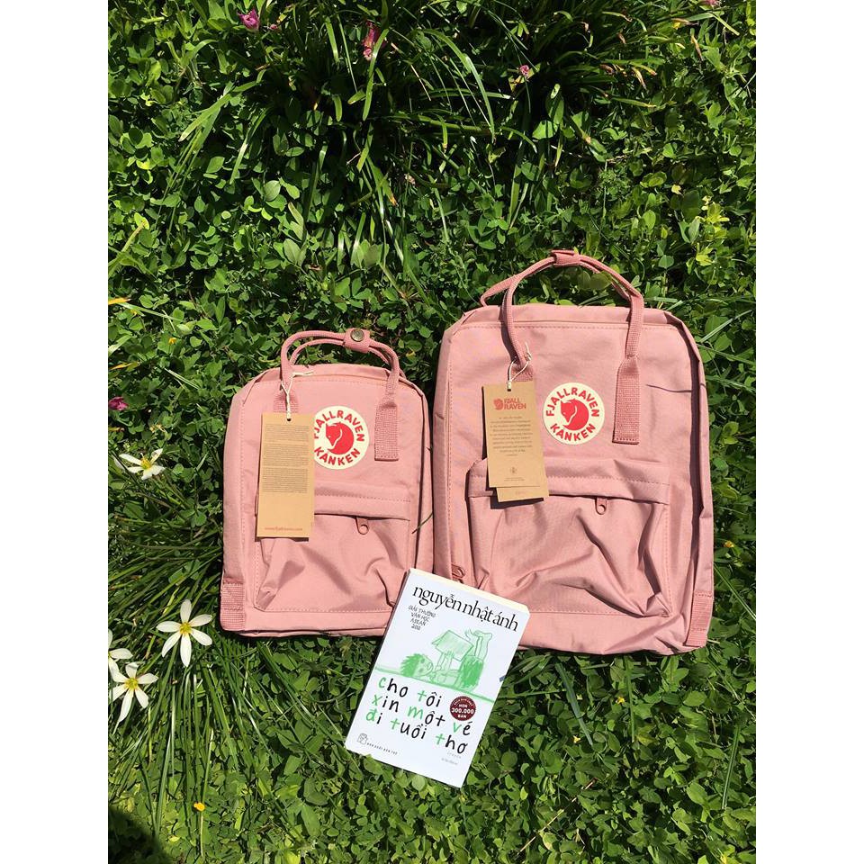 Balo Kanken Classic {TẶNG KÈM HUY HIỆU} ba lô đi học - balo nữ màu hồng pink hotkv