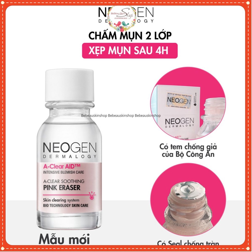 Dung dịch Chấm Mụn Neogen Soothing Pink - Chuẩn Auth