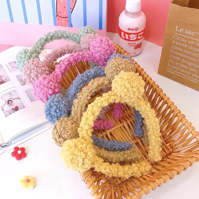 Băng Đô Cài Tóc Hình Tai Gấu Xinh Xắn