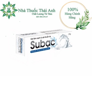 GEL LÀM SẠCH VÀ SÁT KHUẨN DA SUBAC