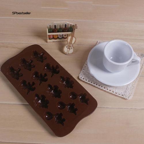 Khuôn bánh hình khủng long bằng silicon