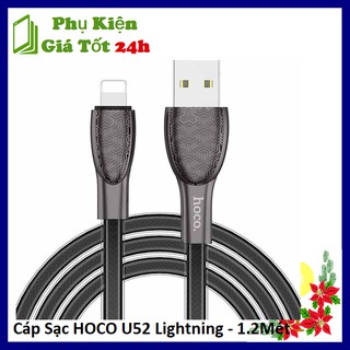 Cáp sạc hoco u52 lightning - 1.2mét - cho iphone - bảo hành 3 tháng 1 đổi 1