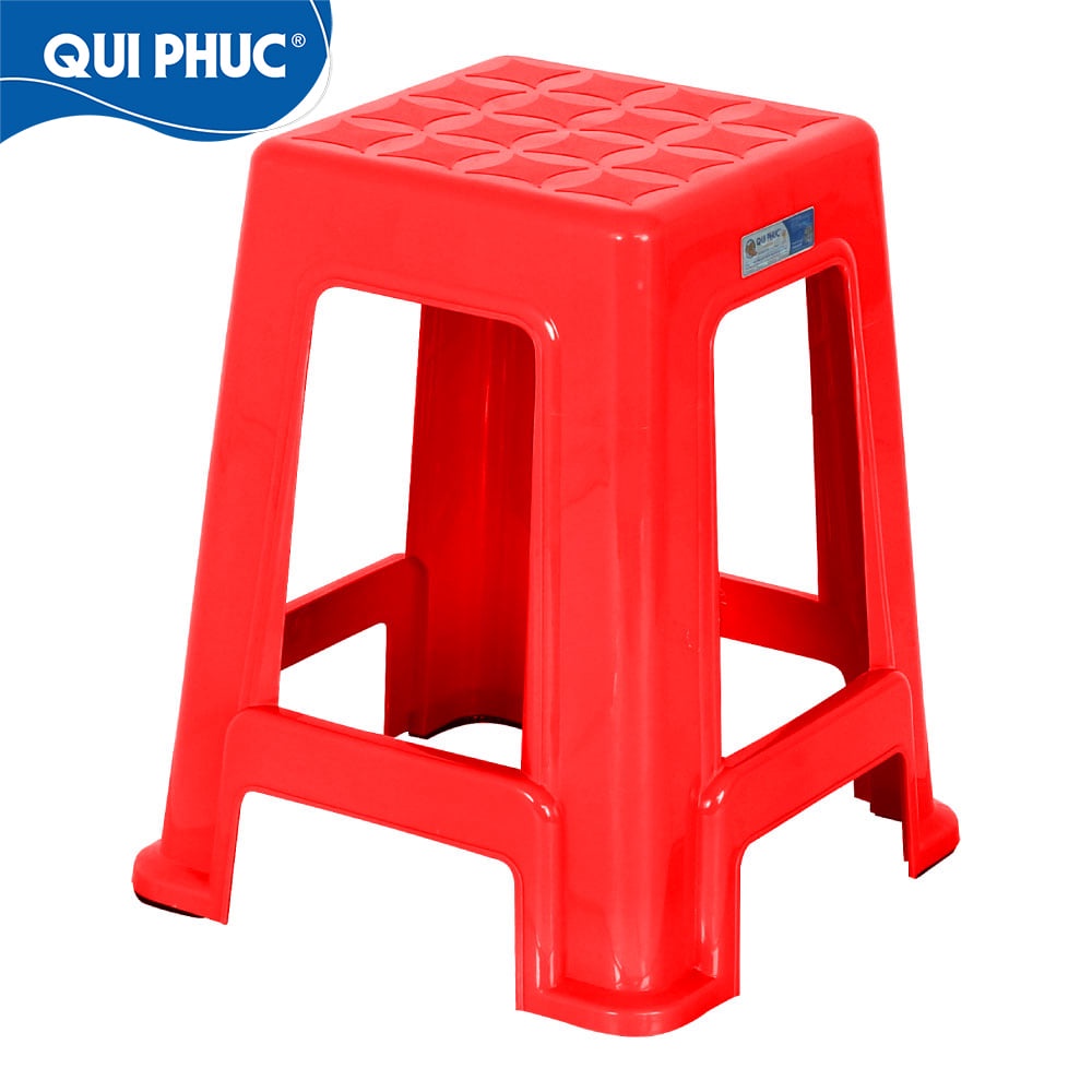 Ghế nhựa cao SUPER QUI PHÚC-CHÂN ĐẾ CAO SU CHÔNG TRƯỢT- TẢI TRONG 90 KG