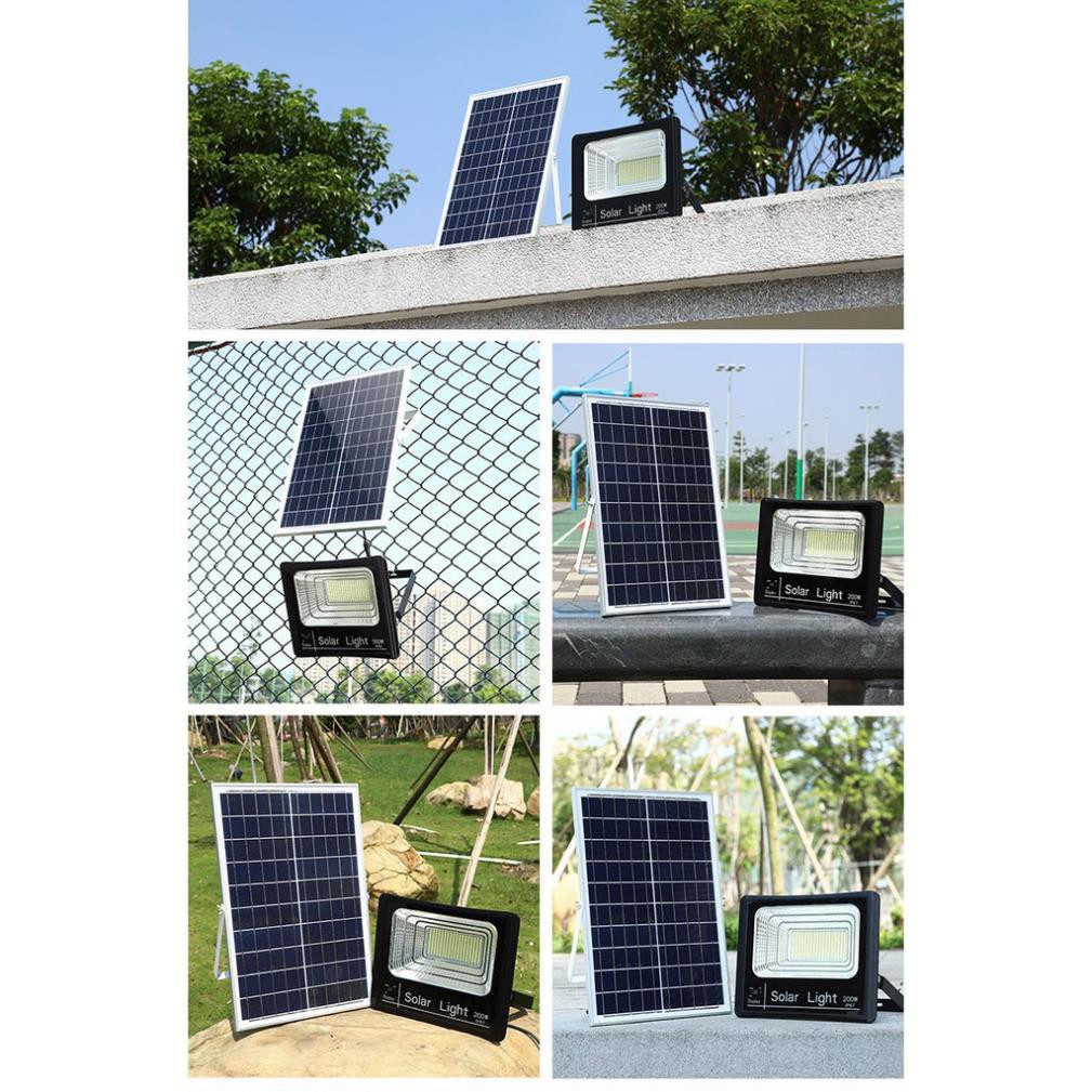 Đèn led năng lượng mặt trời - đèn pha năng lượng mặt trời ngoài trời -  kèm điều khiển từ xa 60w/100w D11